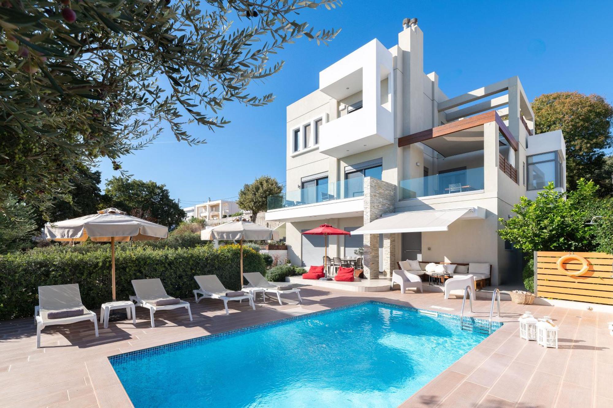 Terpsis Pool Villa 阿斯格罗 外观 照片